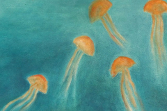 Medusas II (Encáustica sobre tabla) (40x 30cm)
