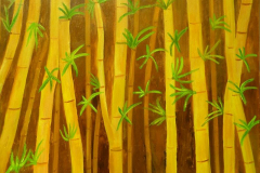 Bambú amarillo, Óleo/Lienzo (65x54cm)