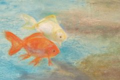 Dos amigos (Acrílico) (81x65 cm) - Vendido
