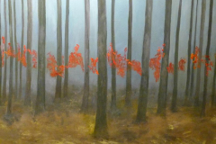 Gran bosque japones, Óleo/Lienzo (146x97cm) - Vendido