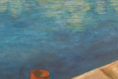 Vistas desde el muelle en Korcula, Óleo (65x54cm)