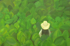 Plantación de Tabaco, Óleo/Lienzo (73x60cm) - Vendido