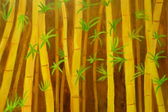 Bambú amarillo, Óleo/Lienzo (65x54cm) - Vendido
