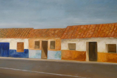 Casas manchegas, Óleo/Lienzo (100x73cm) - Vendido