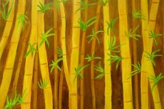 Bambú amarillo, Óleo/Lienzo (65x54cm)