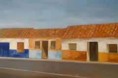 Casas manchegas, Óleo/Lienzo (100x73cm) - Vendido